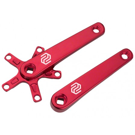 PROMAX SQ-1 Crank Set 3 piece 145mm Red