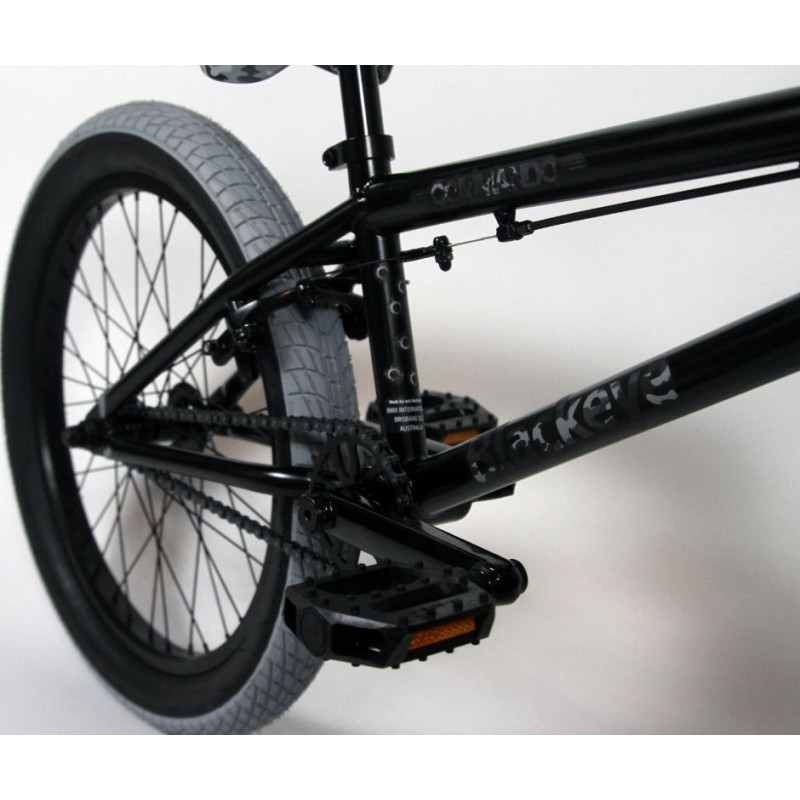 Blackeye 2022 Commando 20" BMX Bike Matte Black/Snow Camo