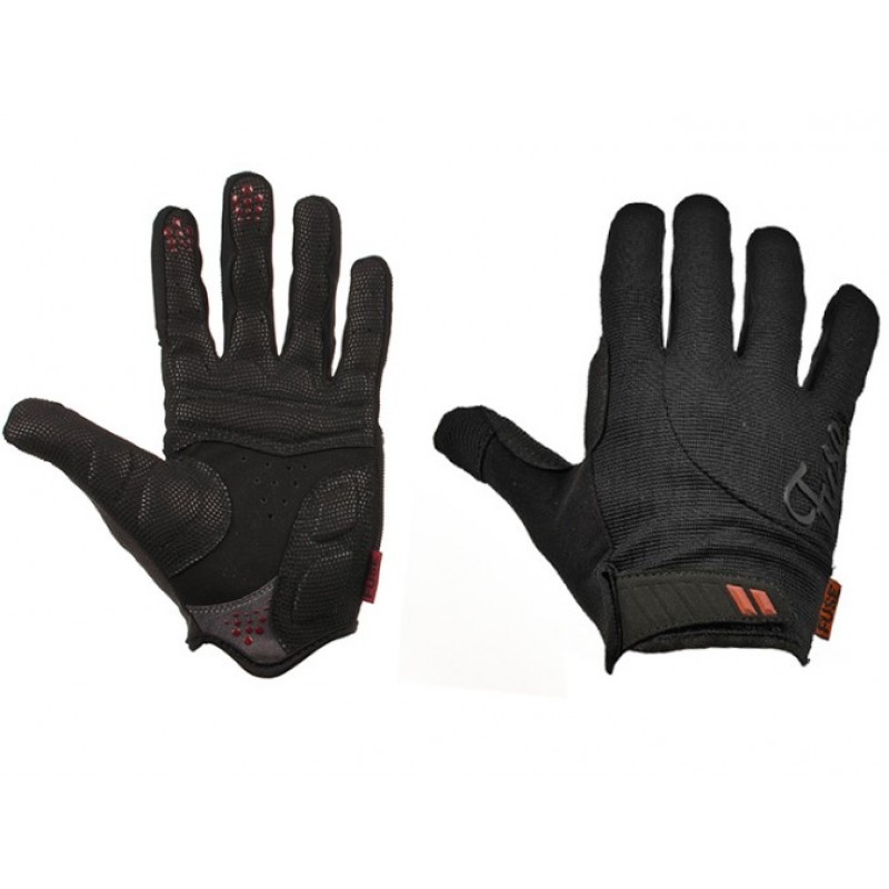 FUSE Alpha Padded Gloves Black Leather Small