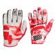 REDLINE Flight Gloves White/Red Adult Medium