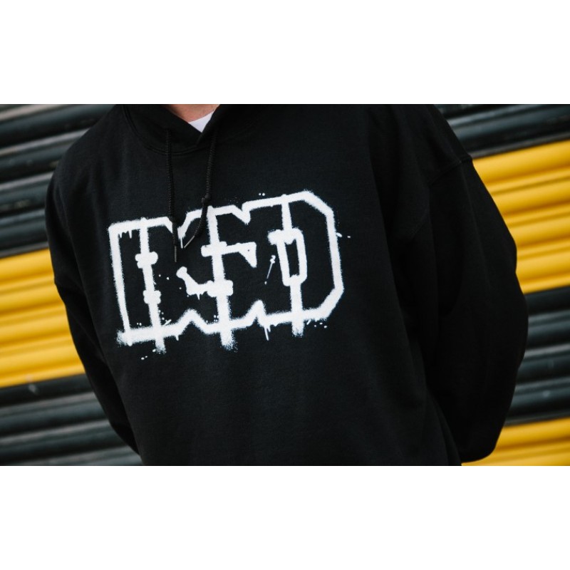 BSD Outline Hooded Sweatshirt Black Extra Large