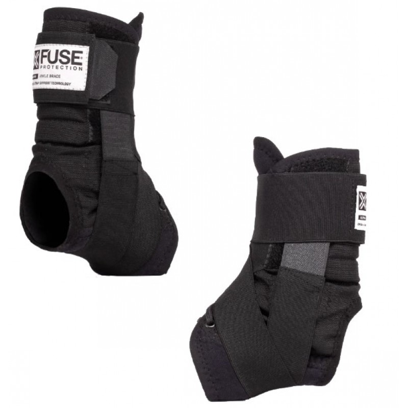 FUSE Alpha Ankle Braces Black/White