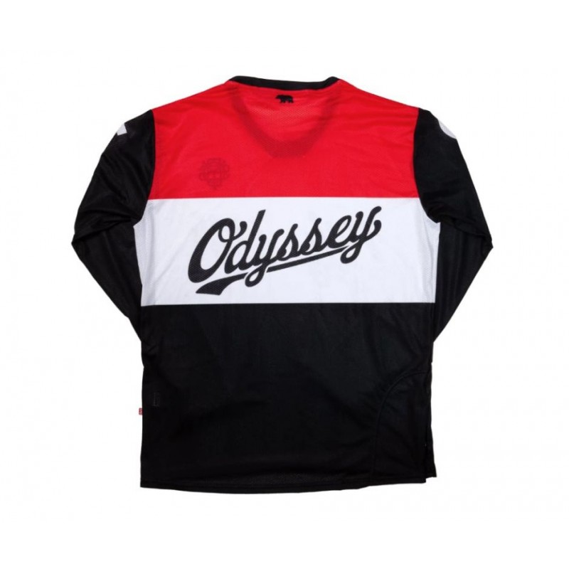 ODYSSEY Race Jersey  Black/White/Red Extra Large