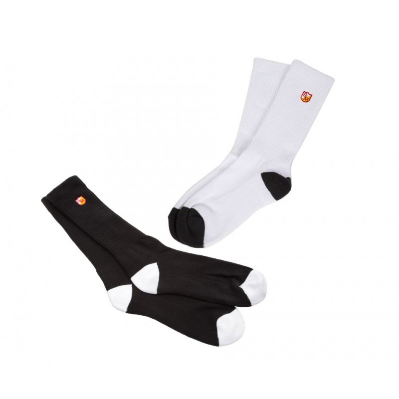 S&M Block Sock Socks White