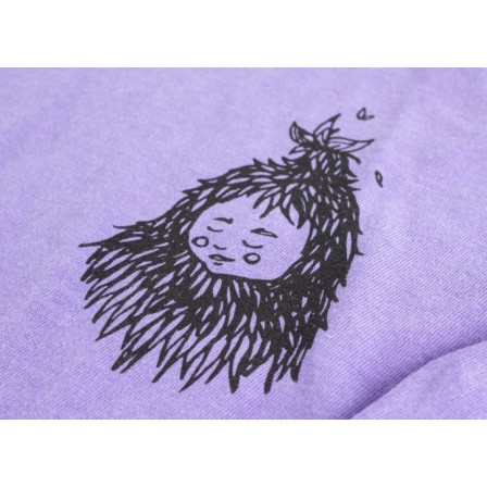 FAIRDALE Nora V Long Sleeve T-Shirt Lavender Large
