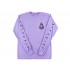 FAIRDALE Nora V Long Sleeve T-Shirt Lavender Medium