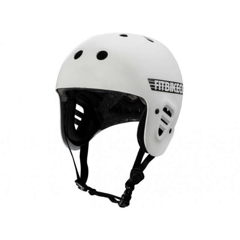 FITBIKECO Full Cut Certified Helmet White Extra Large