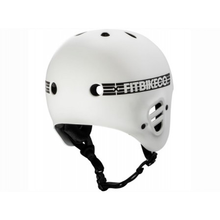 FITBIKECO Full Cut Certified Helmet White Small