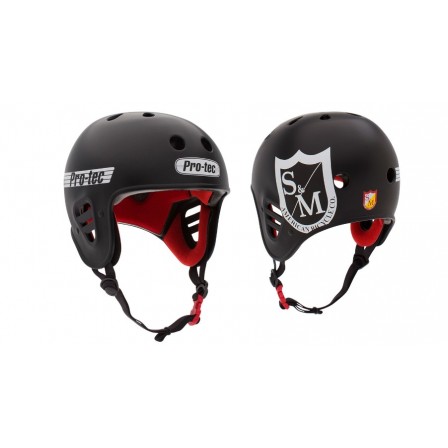 S&M Full Cut Certified Helmet Black 56-58cm Medium