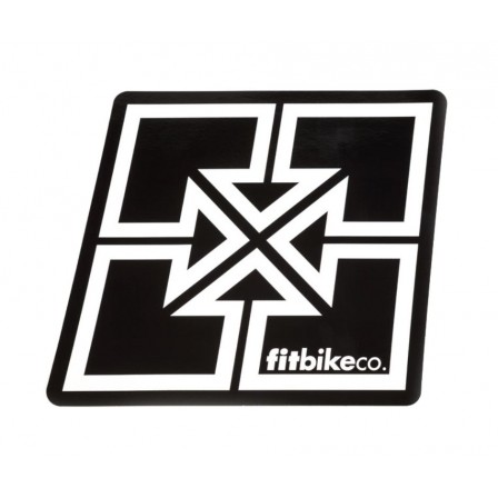 FITBIKECO Big Key Sticker Sheet  Black/White