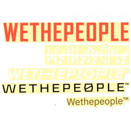 WETHEPEOPLE 4 Big 2020 Sticker Sheet  Assorted