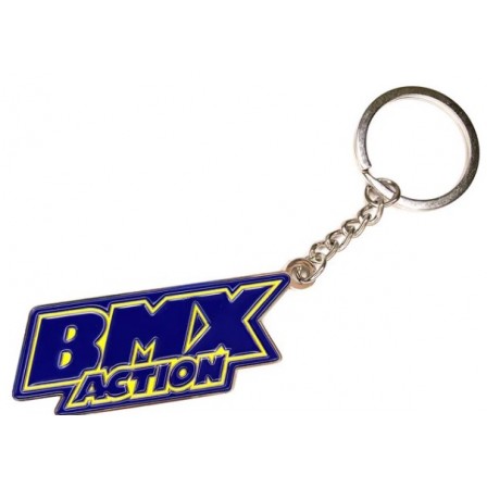 MCS BMX ACTION Key Chain Blue/Yellow