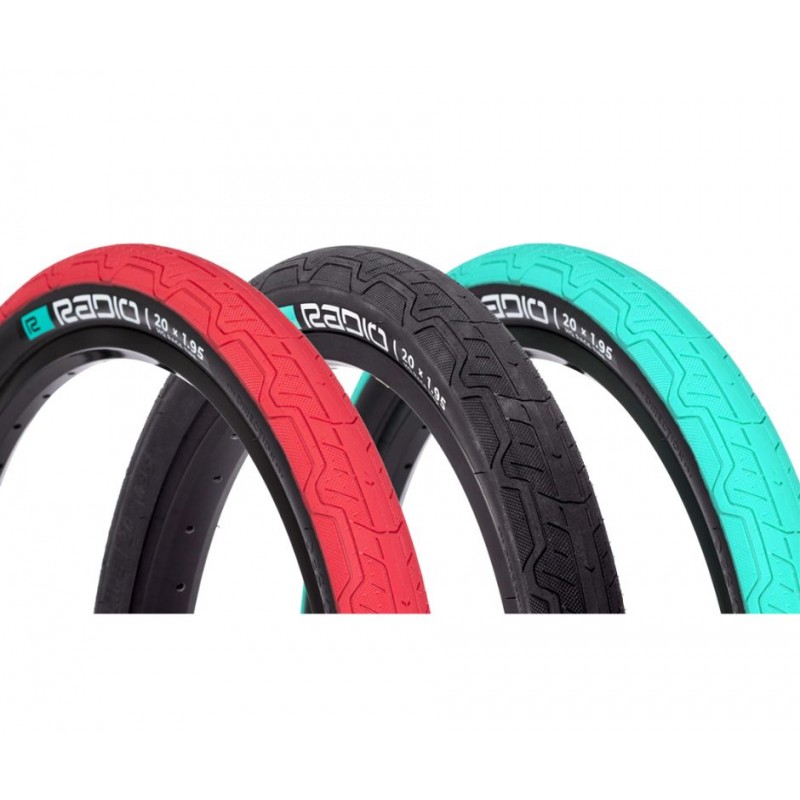 RADIO RACELINE Oxygen Foldable Tyre 20 x 1.60 Teal/Black Wall