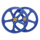 SKYWAY TUFF II Gold Rivet 20" Wheel Set Male Blue/Gold