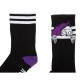 SUNDAY Creepy Sweeper Socks Black/Purple/White