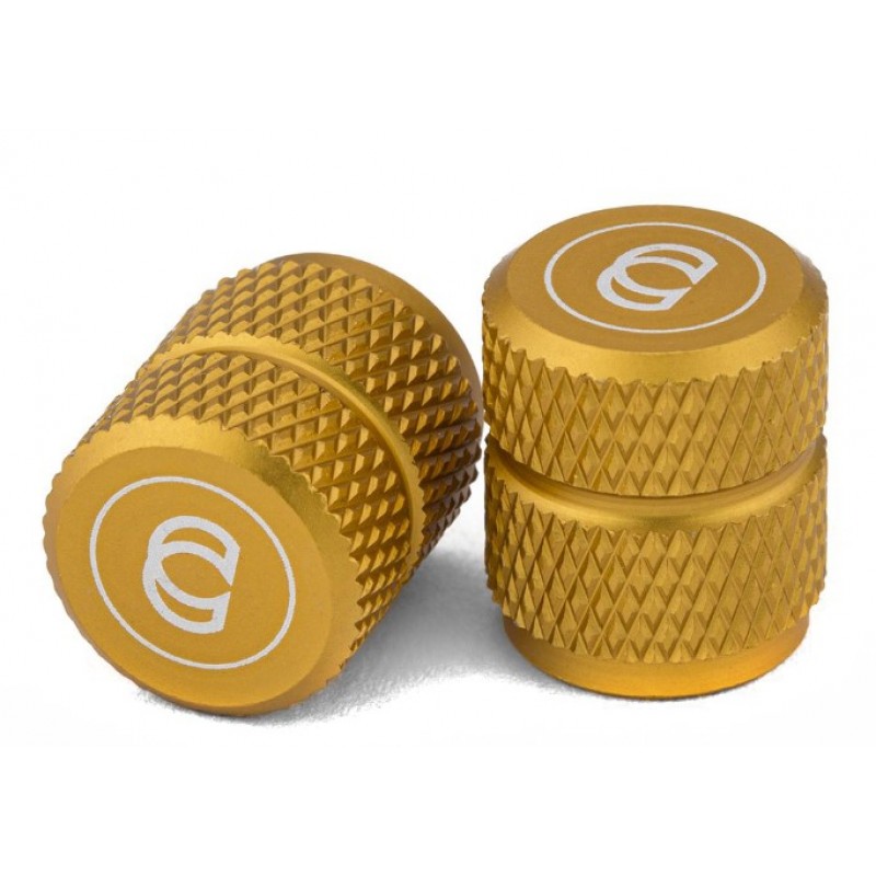 CINEMA Alloy Valve Caps Gold