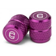 CINEMA Alloy Valve Caps Purple