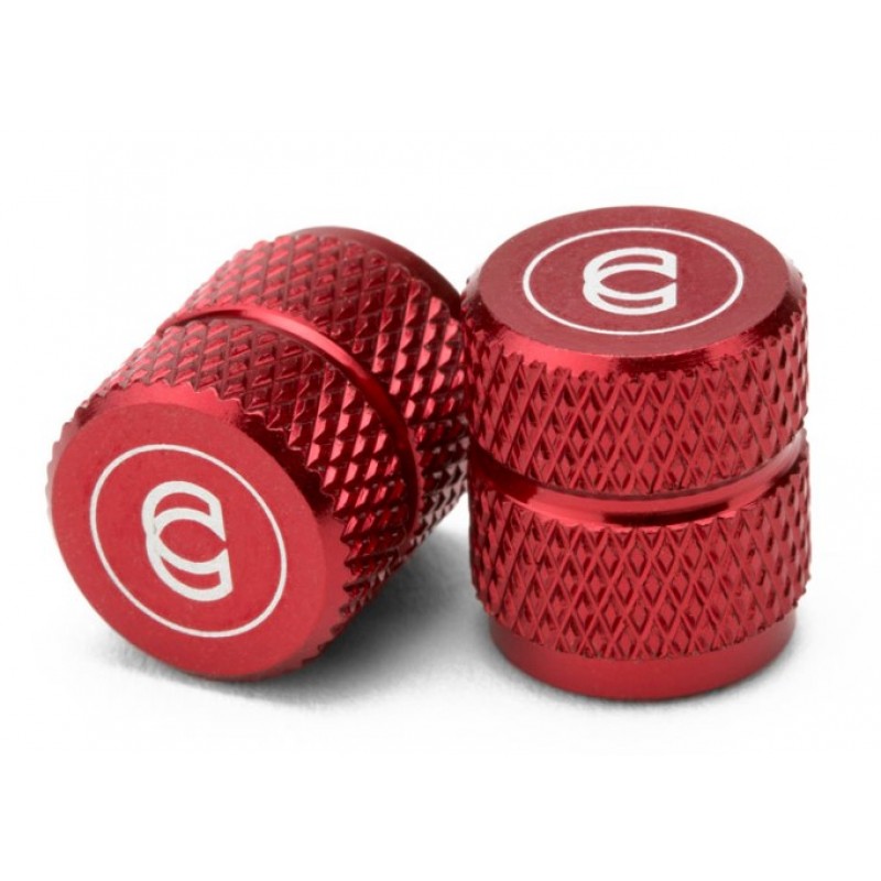 CINEMA Alloy Valve Caps Red