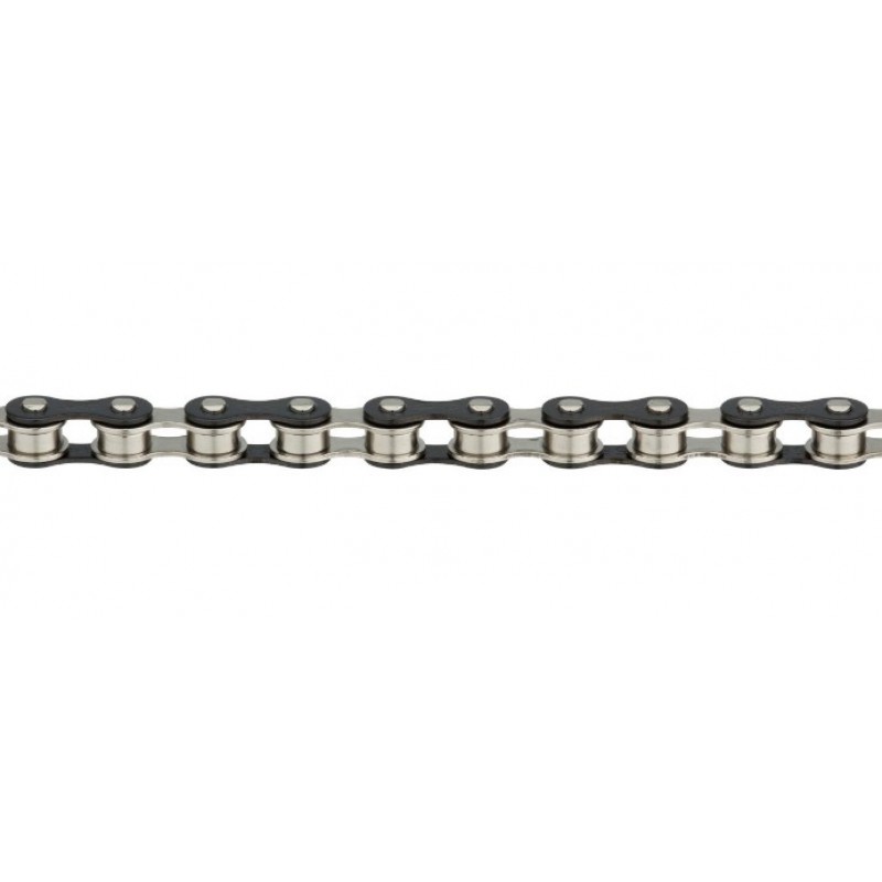 IZUMI 1 1/8" BMX Chain Full Link Black/Silver