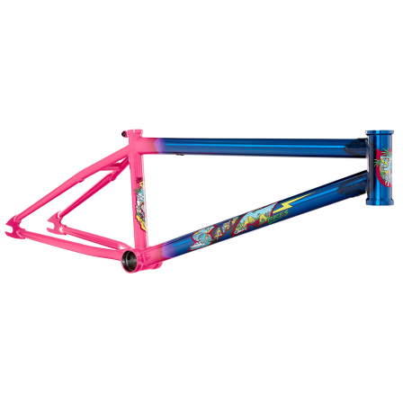 S&M Hucker (Mike Hucker) Frame 21.25" TT - Blue Pink