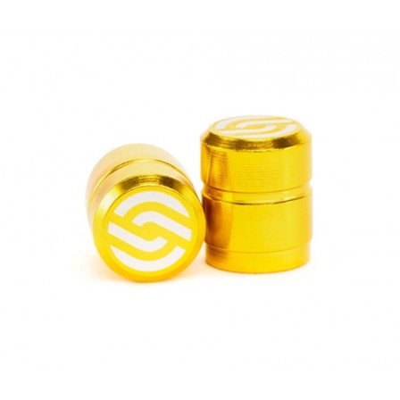 SALT CNC Alloy Valve Caps Gold