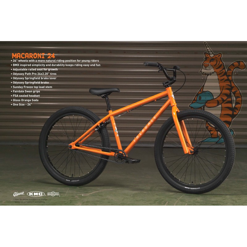 Fairdale 2023 Macaroni 24" Bike Gloss Orange Soda