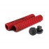 CINEMA Interlace Grips Black/Red Splash