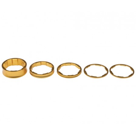 PROMAX Headset Spacer Set 11/8"  Gold