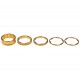 PROMAX Headset Spacer Set 11/8"  Gold