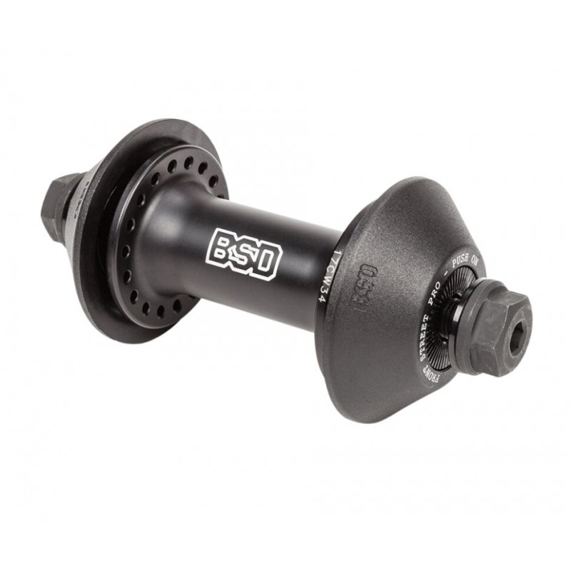 BSD Front Street Pro Front Hub 36H Black