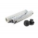 CINEMA Interlace Grips Black/White Splash