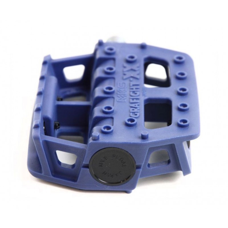 MKS Grafight XX Caged Pedals 9/16" Blue