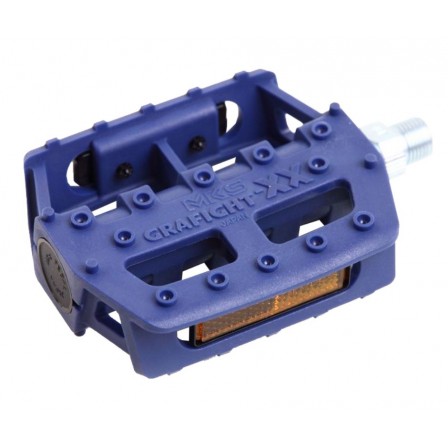 MKS Grafight XX Caged Pedals 1/2" Blue