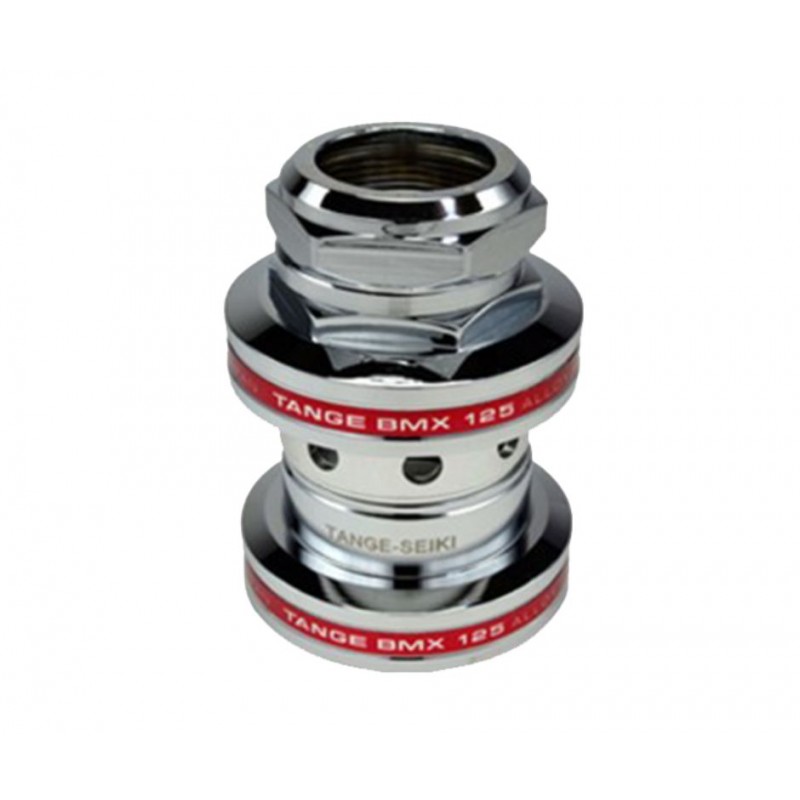 TANGE MX125 Chrome Press In Headset Chrome/Red