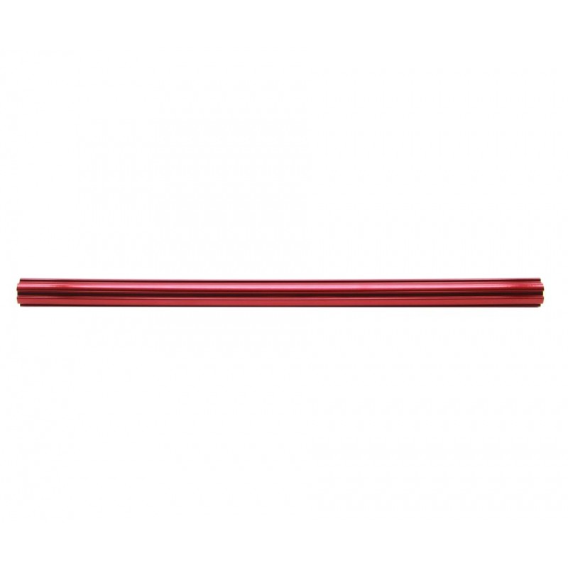 DRS Fluted Straight Seat Post Straight Red