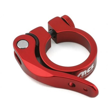 MCS Quick Release Seat Post Clamp 31.8mm Red