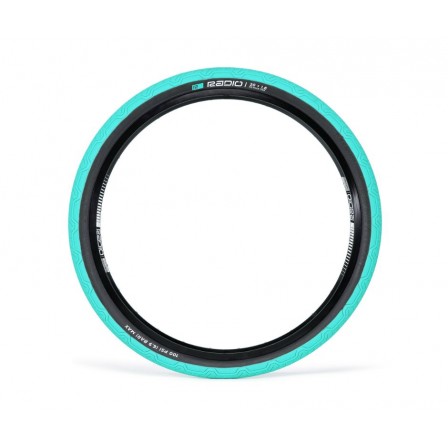 RADIO RACELINE Oxygen Foldable Tyre 20 x 1.60 Teal/Black Wall