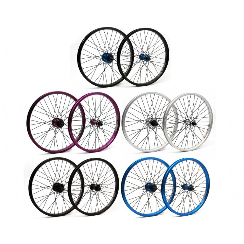 DRS Expert Wheel Set 20" x 36H Blue/Black