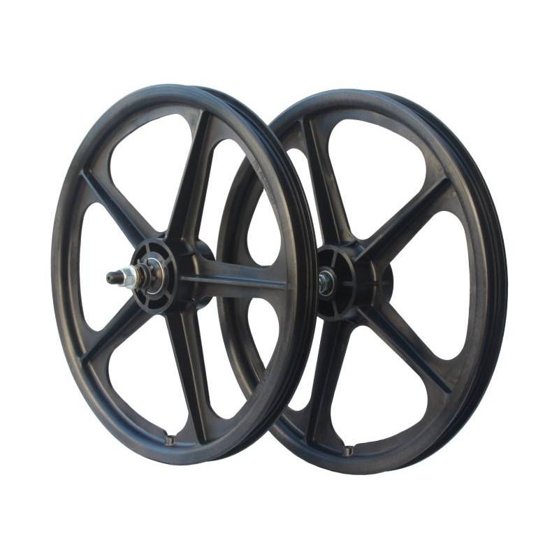 SKYWAY TUFF II 20" 9T Wheel Set Black