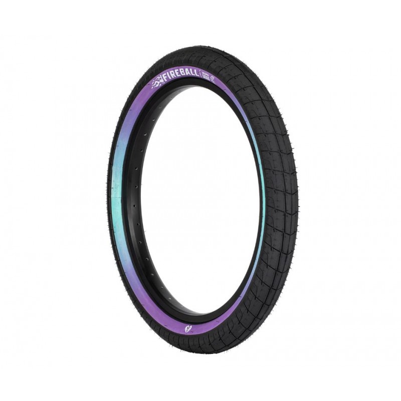 ECLAT Fireball Tyre 20 x 2.3" Black/Purple/Teal Fade