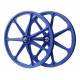 SKYWAY TUFF 24" Wheel Set 7 Spoke Blue