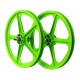 SKYWAY TUFF II 20" Wheel Set 5 Spoke Green