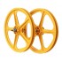 SKYWAY TUFF II 20" Wheel Set 5 Spoke Yellow