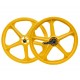 SKYWAY TUFF II Coaster Wheel Set 20" Yellow