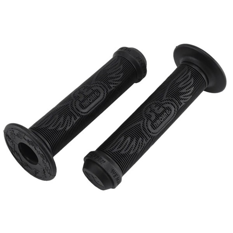 SE Wing Logo Grips Black by SE