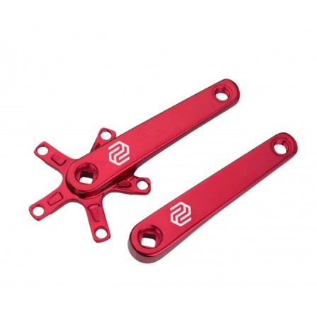 PROMAX SQ-1 Crank Set 3 piece 150mm Red