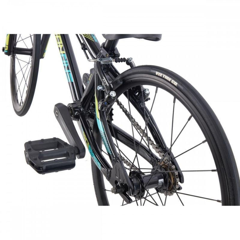 Chase Position one 16.25"TT Micro Mini Complete Bike Black/Neon/Teal