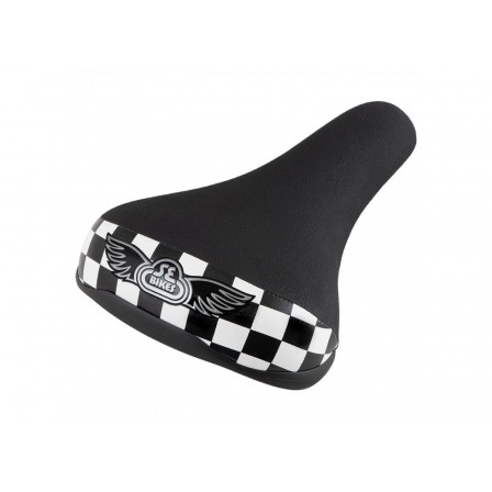 SE Bikes Flyer Checkerboard Seat - Black/White by SE