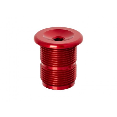 S & M Fork Preload Bolt M24 X 1.5 Red