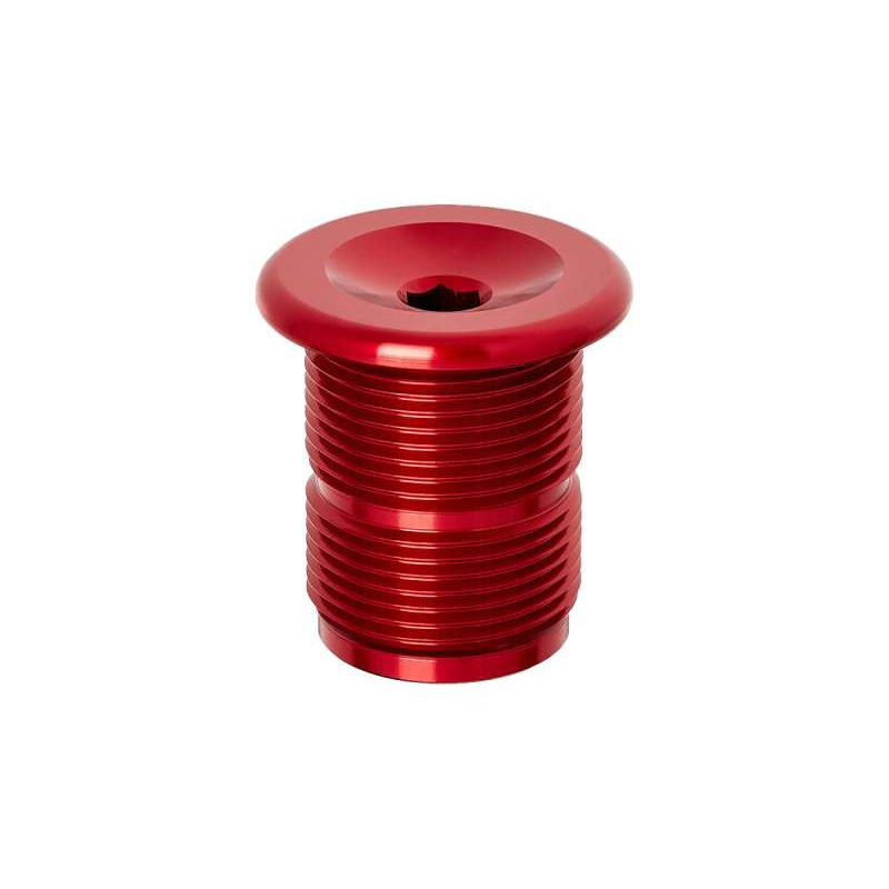 S & M Fork Preload Bolt M24 X 1.5 Red